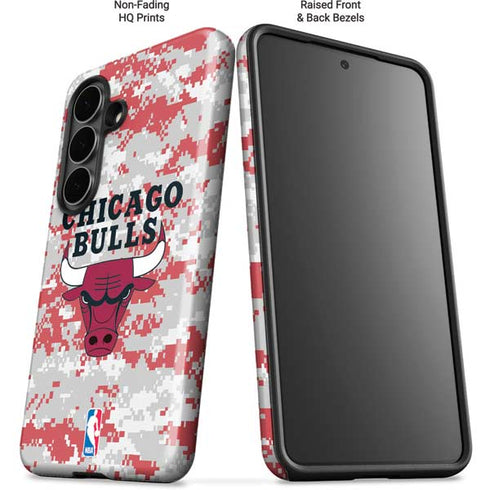 NBA Chicago Bulls Digi Camo Galaxy S26 Plus Impact Case