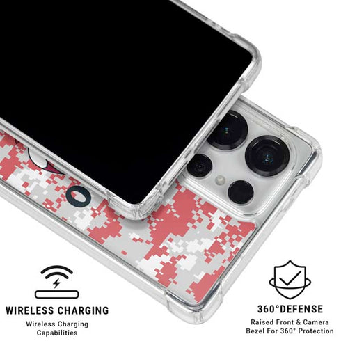 NBA Chicago Bulls Digi Camo Galaxy S26 Ultra Clear Case