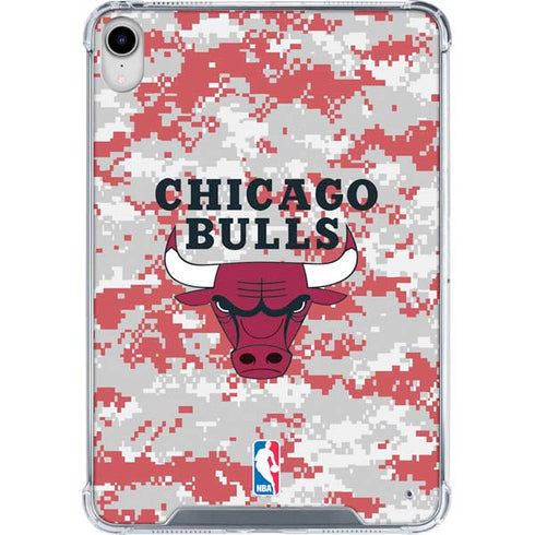 NBA Chicago Bulls Digi Camo iPad 11th Gen (2025) Clear Case