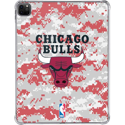 NBA Chicago Bulls Digi Camo iPad Pro 11in (2024) Clear Case