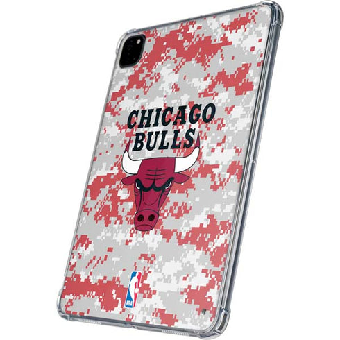 NBA Chicago Bulls Digi Camo iPad Pro 11in (2024) Clear Case