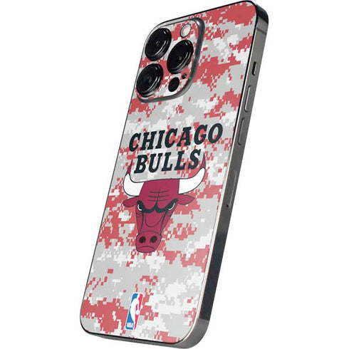 NBA Chicago Bulls Digi Camo iPhone 15 Pro Max Skin