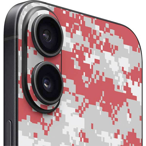 NBA Chicago Bulls Digi Camo iPhone 16 Plus Skin