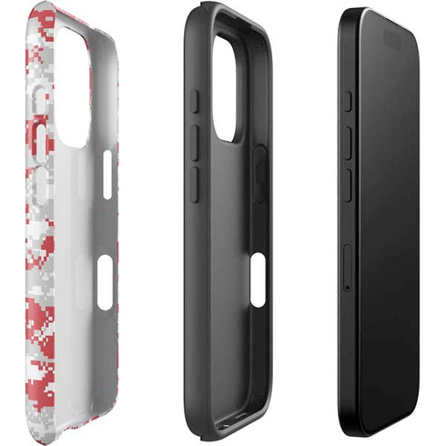 NBA Chicago Bulls Digi Camo iPhone 16 Pro Impact Case