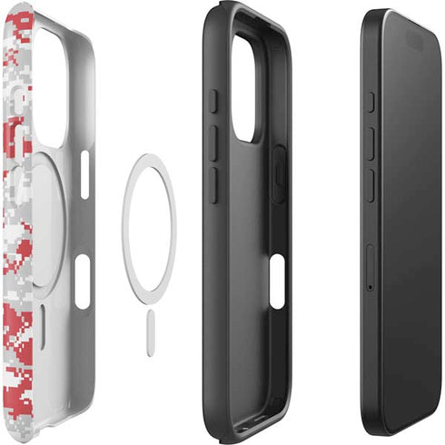 NBA Chicago Bulls Digi Camo iPhone 16 Pro Magsafe Impact Case