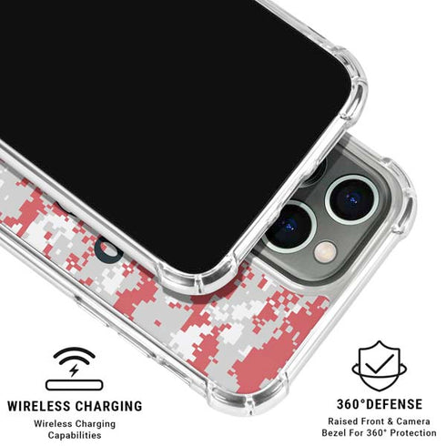 NBA Chicago Bulls Digi Camo iPhone 16 Pro Max Clear Case