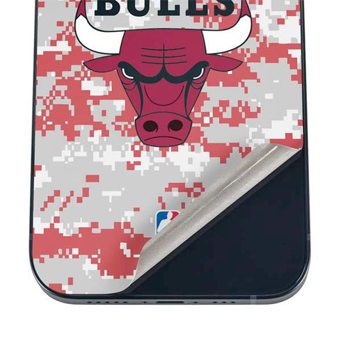 NBA Chicago Bulls Digi Camo iPhone 16 Skin