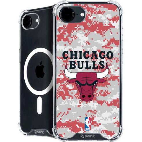 NBA Chicago Bulls Digi Camo iPhone 16e MagSafe Case