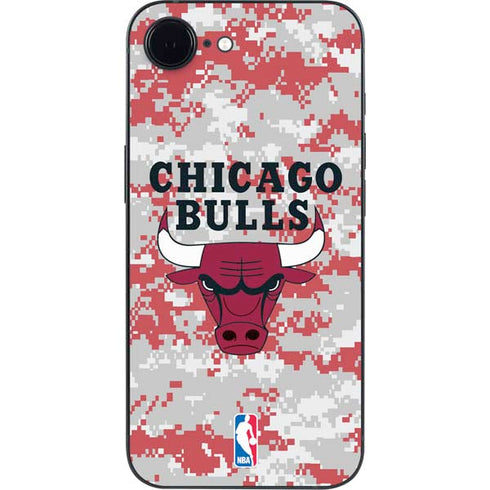 NBA Chicago Bulls Digi Camo iPhone 16e Skin