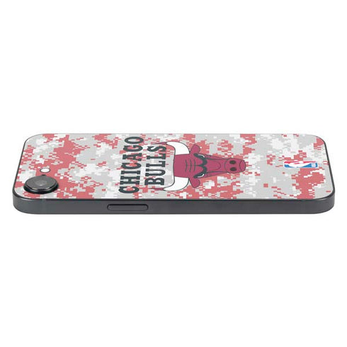 NBA Chicago Bulls Digi Camo iPhone 16e Skin