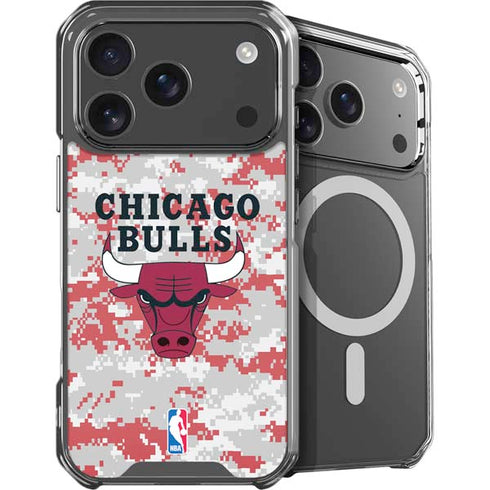 NBA Chicago Bulls Digi Camo iPhone 18 Pro Max MagSafe Case