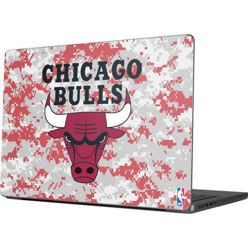 NBA Chicago Bulls Digi Camo Apple MacBook Pro 14-inch Skin