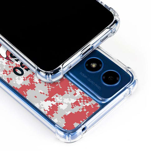 NBA Chicago Bulls Digi Camo Moto G 5G (2024) Clear Case