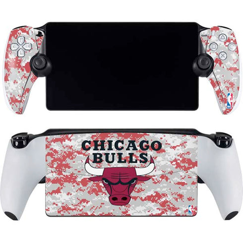 NBA Chicago Bulls Digi Camo PlayStation PS5 Skins