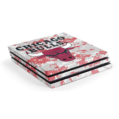 NBA Chicago Bulls Digi Camo PlayStation PS4 Skins