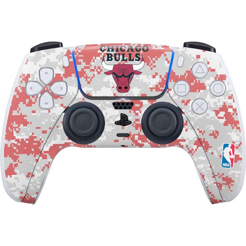 NBA Chicago Bulls Digi Camo PlayStation PS5 Skins