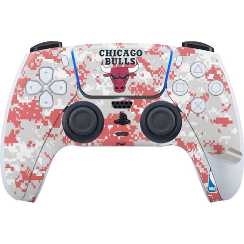 NBA Chicago Bulls Digi Camo PS5 Pro Disk Bundle Skin