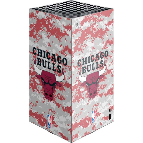 NBA Chicago Bulls Digi Camo XBox Series X Digital Edition Console Skin