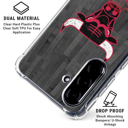 NBA Chicago Bulls Hardwood Classics Galaxy A36 5G Clear Case