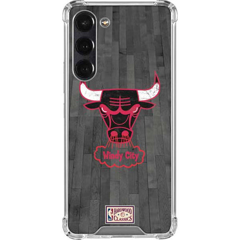 NBA Chicago Bulls Hardwood Classics Galaxy S24 FE Clear Case
