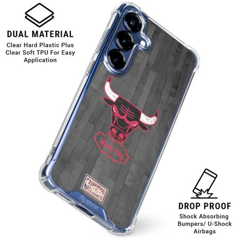 NBA Chicago Bulls Hardwood Classics Galaxy S25 FE Clear Case