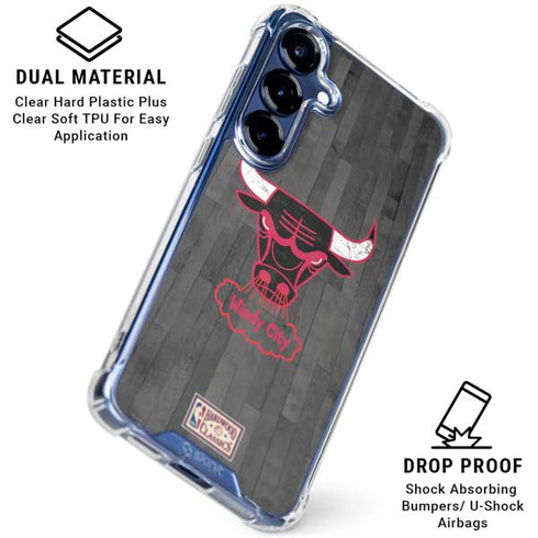 NBA Chicago Bulls Hardwood Classics Galaxy S25 Plus Clear Case