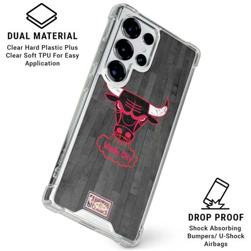 NBA Chicago Bulls Hardwood Classics Galaxy S25 Ultra Clear Case
