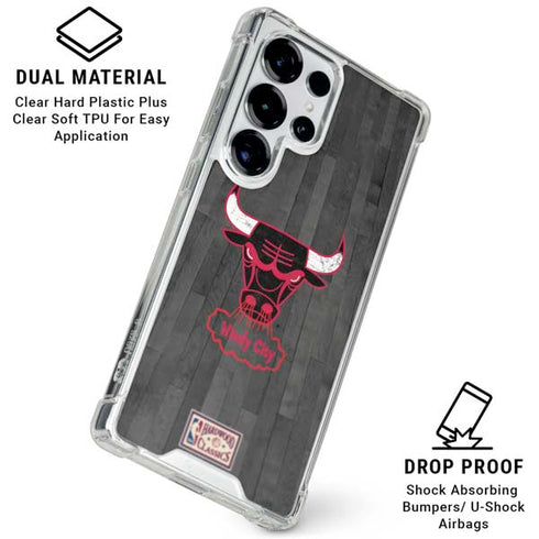 NBA Chicago Bulls Hardwood Classics Galaxy S26 Ultra Clear Case