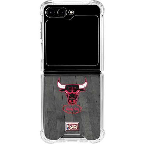 NBA Chicago Bulls Hardwood Classics Galaxy Z Flip6 Clear Case