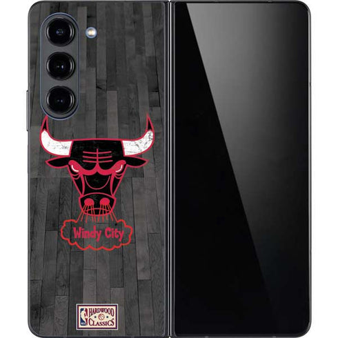 NBA Chicago Bulls Hardwood Classics Galaxy Z Fold5 5G Skin