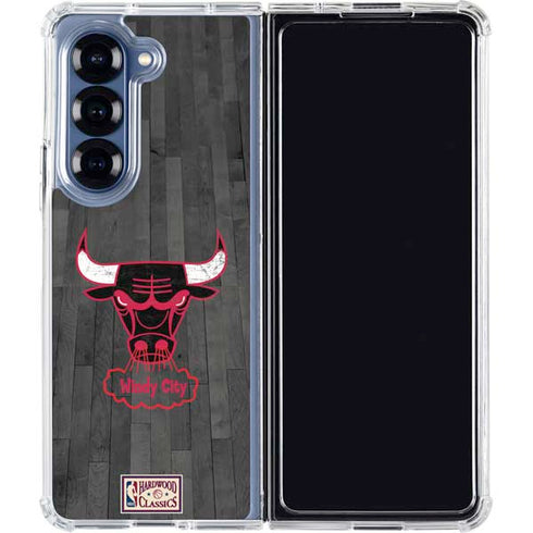 NBA Chicago Bulls Hardwood Classics Galaxy Z Fold7 Clear Case