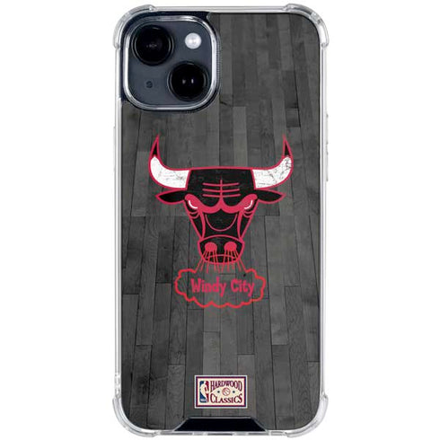 NBA Chicago Bulls Hardwood Classics iPhone 15 Clear Case