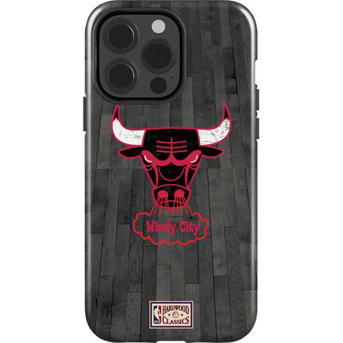 NBA Chicago Bulls Hardwood Classics iPhone 15 Pro Impact Case