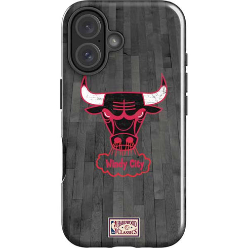 NBA Chicago Bulls Hardwood Classics iPhone 16 Impact Case