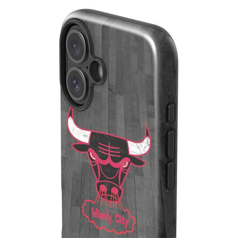 NBA Chicago Bulls Hardwood Classics iPhone 16 Impact Case