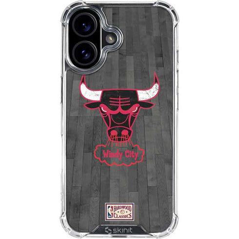 NBA Chicago Bulls Hardwood Classics iPhone 16 Plus Clear Case