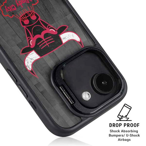 NBA Chicago Bulls Hardwood Classics iPhone 16e Kickstand Case