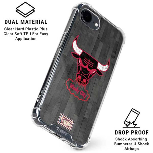 NBA Chicago Bulls Hardwood Classics iPhone 16e Clear Case