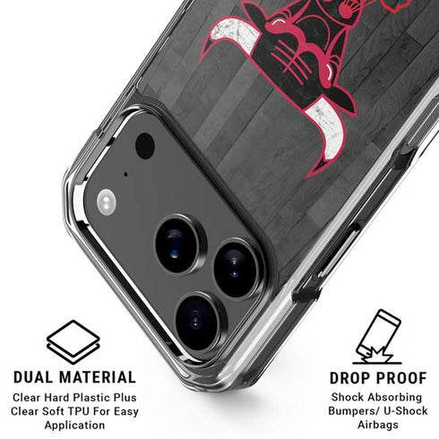 NBA Chicago Bulls Hardwood Classics iPhone 17 Pro Max Clear Case
