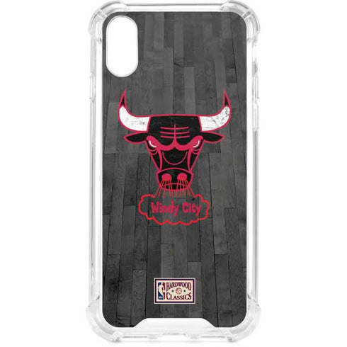 NBA Chicago Bulls Hardwood Classics iPhone XS Clear Case
