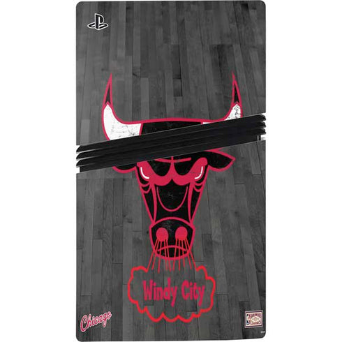 NBA Chicago Bulls Hardwood Classics PS5 Pro Console Skin