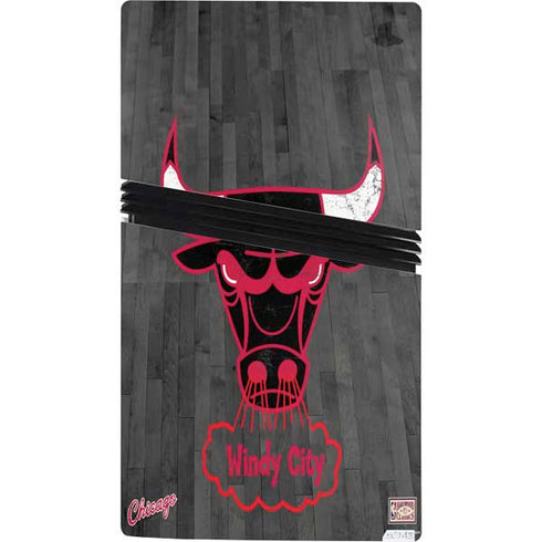 NBA Chicago Bulls Hardwood Classics PS5 Pro Console Skin
