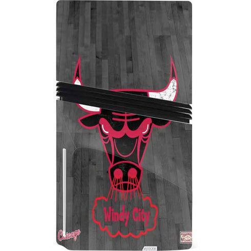 NBA Chicago Bulls Hardwood Classics PS5 Pro Disk Console Skin