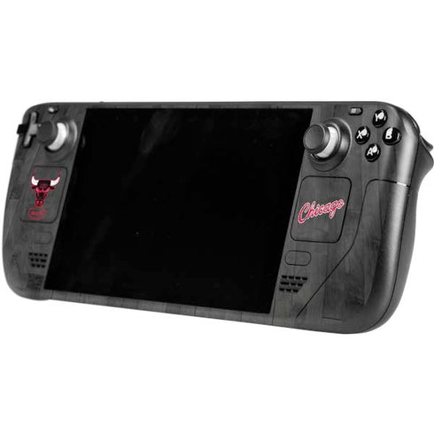 NBA Chicago Bulls Hardwood Classics Steam Deck Handheld Gaming Computer OLED Skin