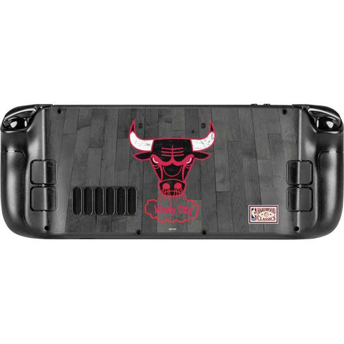 NBA Chicago Bulls Hardwood Classics Steam Deck Handheld Gaming Computer OLED Skin
