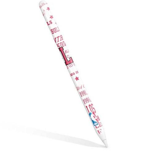 NBA Chicago Bulls Historic Blast Apple Pencil (2nd Gen 2019) Skin