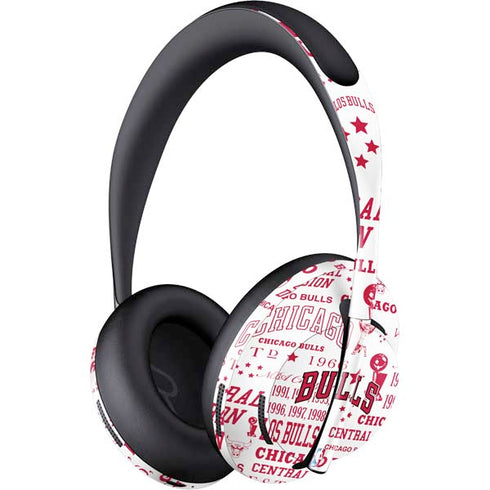 NBA Chicago Bulls Historic Blast Bose Noise Cancelling Headphones 700 Skin