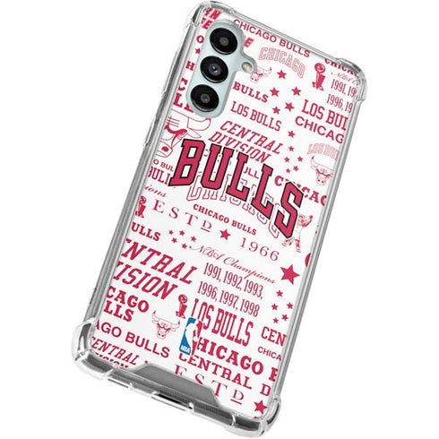 NBA Chicago Bulls Historic Blast Galaxy A16 5G Clear Case