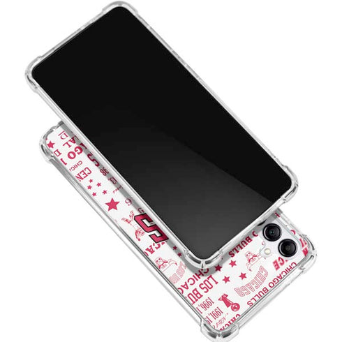 NBA Chicago Bulls Historic Blast Galaxy A16 5G Clear Case