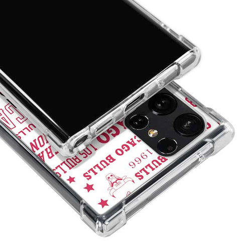 NBA Chicago Bulls Historic Blast Galaxy S23 Ultra Clear Case